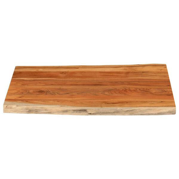 vidaXL Dessus de table 90x80x2,5 cm rectangulaire bois massif d'acacia
