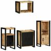 vidaXL Ensemble de mobilier de salle de bain avec tiroir 4 pcs