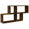 vidaXL Étagère murale chêne fumé 100x20x53 cm bois d'ingénierie