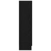 vidaXL Biblioth&egrave;que Ch&ecirc;ne noir 82,5 x 30,5 x 115 cm Bois d'ing&eacute;nierie