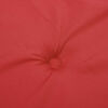 vidaXL Coussins de chaise jardin lot de 4 rouge 50x50x4cm tissu oxford