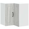 vidaXL Armoire murale d'angle de cuisine Kalmar sonoma gris