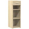 vidaXL Buffet ch&ecirc;ne sonoma 30x42,5x93 cm bois d'ing&eacute;nierie