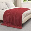 vidaXL Couvertures &agrave; jeter 6 pcs Rouge Bordeaux 200 x 150 cm Toison