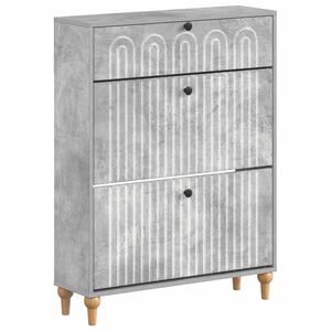 vidaXL Cabinet &agrave; chaussures ALKMAAR 78 x 24 x 103 cm Bois d'ing&eacute;nierie