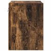 vidaXL Armoire suspendue avec stockage Ch&ecirc;ne fum&eacute; 30 x 29,5 x 40 cm
