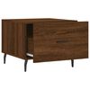 vidaXL Tables basses 2 pcs ch&ecirc;ne marron 50x50x40 cm bois d'ing&eacute;nierie