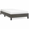 vidaXL Cadre de lit sans matelas gris fonc&eacute; 90x200 cm velours