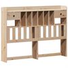 vidaXL Cadre de lit sans matelas 140x190 cm bois de pin massif
