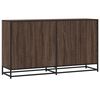 vidaXL Buffet ch&ecirc;ne marron 134x35x76 cm bois d'ing&eacute;nierie