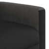 vidaXL Fauteuil inclinable &eacute;lectrique Noir Tissu