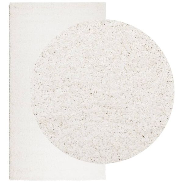 vidaXL Tapis shaggy PAMPLONA poils longs moderne crème 60x110 cm