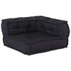 vidaXL Canap&eacute; modulaire 3 pcs Anthracite tissu