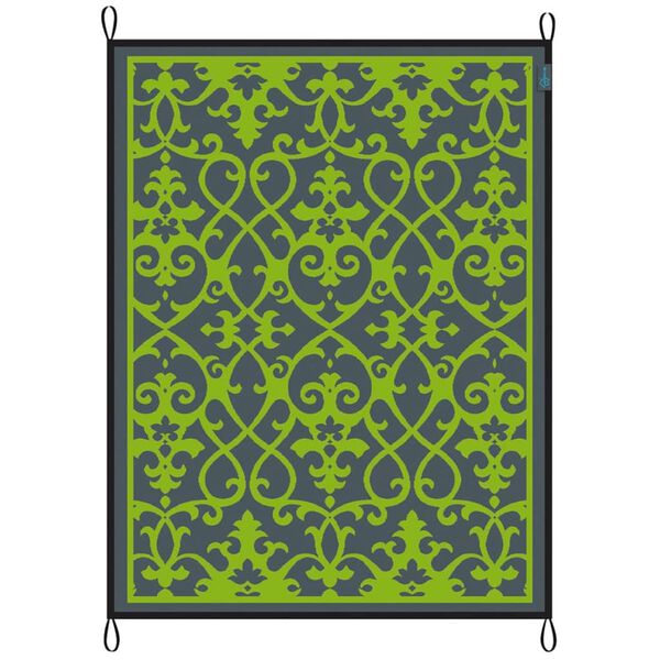 Bo-Camp Tapis d'ext&eacute;rieur Chill mat Oriental 2x1,8 m M vert