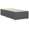 vidaXL Cadre de lit sans matelas gris fonc&eacute; 80x200 cm tissu