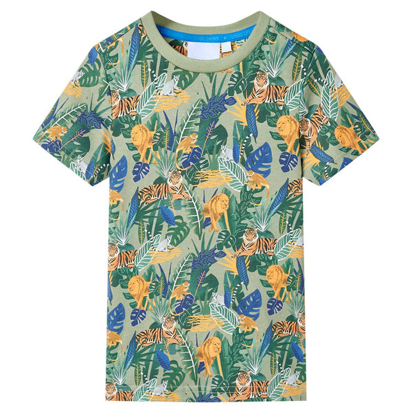 T-shirt pour enfants avec manches courtes multicolore 140