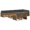 vidaXL Ensemble de canap&eacute;s d'ext&eacute;rieur 9 pc