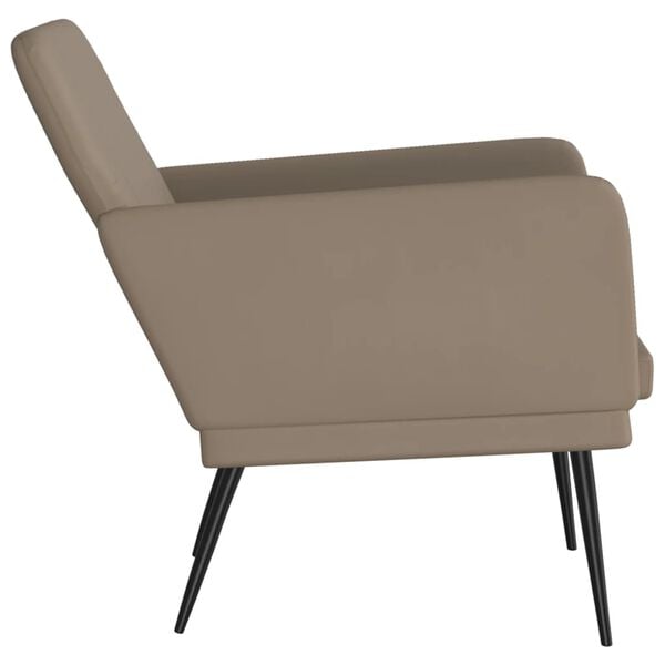 vidaXL Fauteuil Cappuccino 61x78x80 cm Similicuir