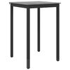 vidaXL Table de bar debout Bois d'ing&eacute;nierie Carr&eacute;