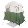 vidaXL Tente de douche 2 personnes vert imperm&eacute;able