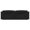 vidaXL Coussin de t&ecirc;te de lit Viana noir 160 cm similicuir