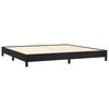 vidaXL Cadre de lit sans matelas noir 200x200 cm velours