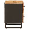 vidaXL Cabinet de chevet Marron 40 x 33 x 46 cm Bois de mangue massif