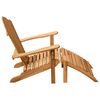 vidaXL Chaise Adirondack 2 pcs Marron 137 x 77 x 95 cm
