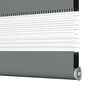 vidaXL Store z&egrave;bre gris fonc&eacute; largeur du tissu 35,9 cm polyester