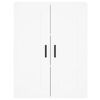 vidaXL Armoire murale blanc 69,5x34x90 cm bois d'ing&eacute;nierie