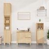 vidaXL Armoire salle de bain ch&ecirc;ne sonoma 65x33x60 cm