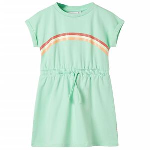 Robe pour enfants avec cordon de serrage vert vif 128