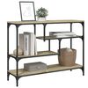 vidaXL Table console ch&ecirc;ne sonoma 100x30x75 cm bois d'ing&eacute;nierie
