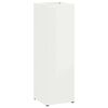 vidaXL Stand de Parapluie de Pluie Blanc 15,5 x 15,5 x 49 cm Acier