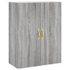 vidaXL Armoire murale sonoma gris 69,5x34x90 cm