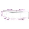 vidaXL Cadre de lit sans matelas noir 150x200 cm