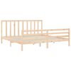 vidaXL Cadre de lit sans matelas 200x200 cm bois massif de pin