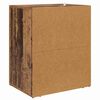vidaXL Cabinet de chevet Bois ancien 35 x 50 x 60 cm Bois d'ing&eacute;nierie