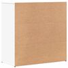 vidaXL Buffets 2 pcs blanc 79x38x80 cm bois d&rsquo;ing&eacute;nierie