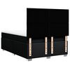 vidaXL Sommier &agrave; lattes de lit avec matelas Noir 140x200 cm Tissu
