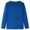 T-shirt enfants &agrave; manches longues bleu fonc&eacute; 104