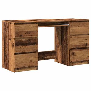 vidaXL Bureau vieux bois 140x50x77 cm bois d'ing&eacute;nierie
