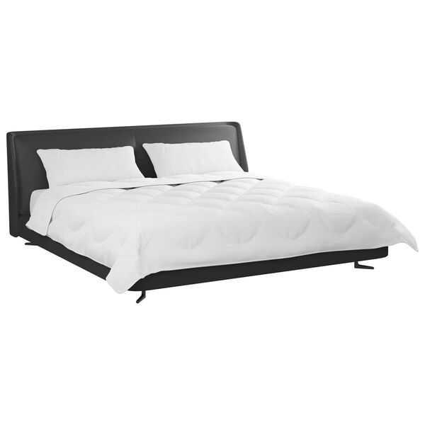vidaXL Ensemble de Duvet 3 pcs Blanc Microfibre et Plumes D'oie