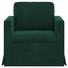 vidaXL Canap&eacute; Vert fonc&eacute;