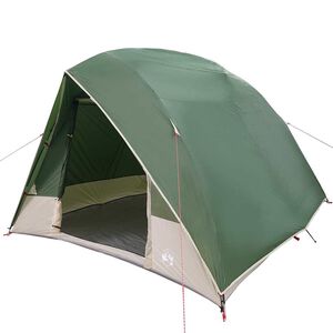 vidaXL Tente de camping 4 personne Imperm&eacute;able Vert taffetas