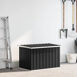 vidaXL Bo&icirc;te de rangement de jardin Anthracite 109x67x65 cm