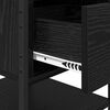 vidaXL Cabinet de chevet Ch&ecirc;ne noir 40 x 42 x 56 cm Bois d'ing&eacute;nierie