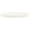 vidaXL Dessus de table rond blanc &Oslash;50x3 cm bois de pin massif