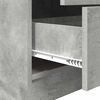vidaXL Bureau avec tiroir 2 pcs Gris b&eacute;ton