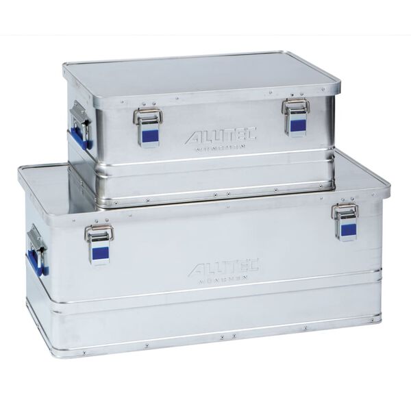 ALUTEC Bo&icirc;te de rangement en aluminium BASIC 80 L